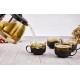 700ml Glass Teapot Set with 4 Glasses
