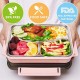 Stainless Steel Bento Box, Lunch Box For Kids And Adults, Pink