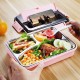 Stainless Steel Bento Box, Lunch Box For Kids And Adults, Pink