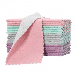 20 Packs Kitchen Cloth Dish Towels, 11.5x6.5 inches
