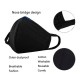 Black Half Face Earloop Dust Masks For Outdoor Sport 8Pcs