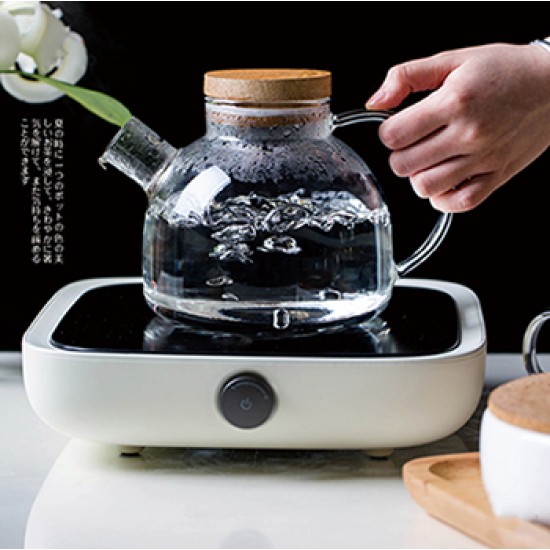 Borosilicate Glass Teapot Set With 4 Tea Cups
