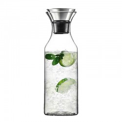 Heat Resistant Glass Carafe with Flip-top Lid 1000ml/35oz
