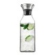 Heat Resistant Glass Carafe with Flip-top Lid 1000ml/35oz