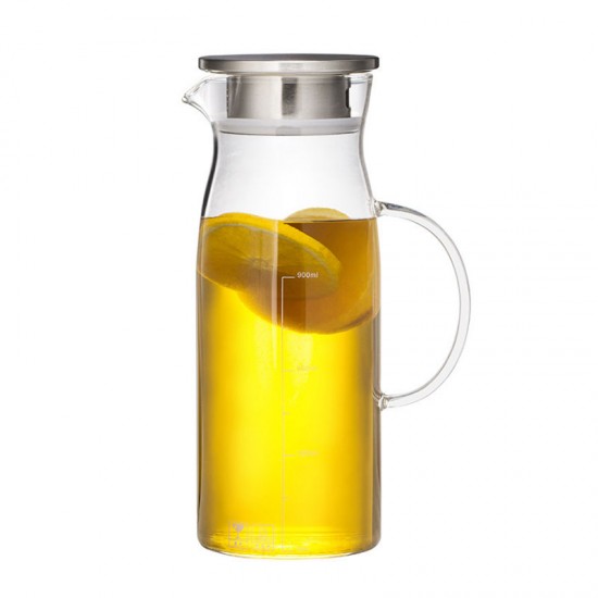 Heat Resistant Glass Pitcher With Scale Line 1200ml/41oz