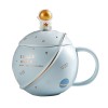 Persoanlity Astronaut Mug With Spoon, Green 450ml/15oz