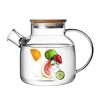 Heat Resistant Glass Teapot Stovetop Safe 1200ml/41oz