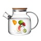 Heat Resistant Glass Teapot Stovetop Safe 1200ml/41oz