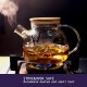 Heat Resistant Glass Teapot Stovetop Safe 1200ml/41oz