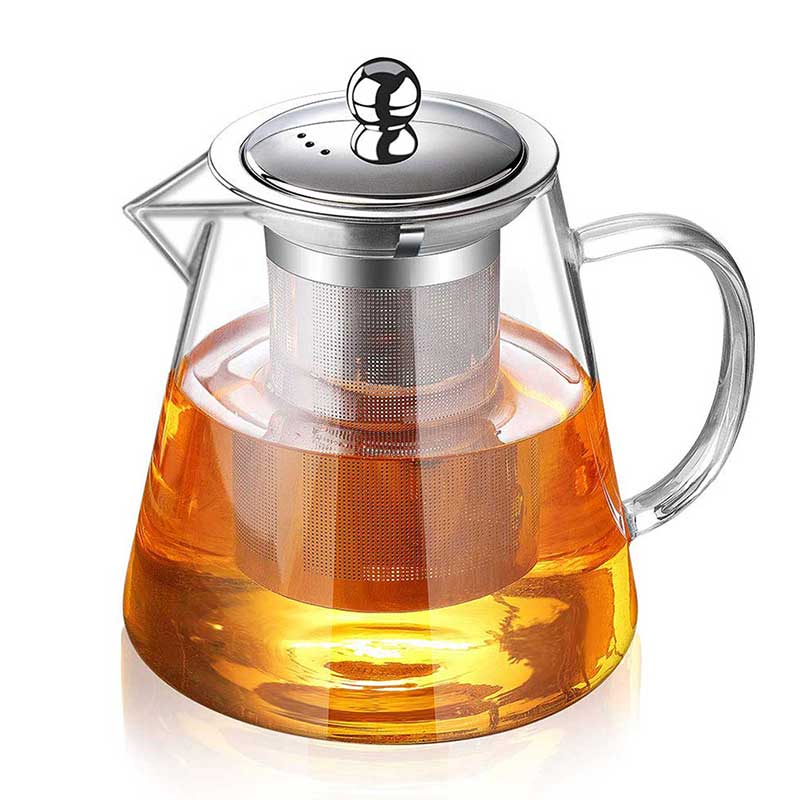Loose Leaf And Blooming Glass Tea Pot 950ml/17oz
